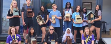 NCS make bird and bug boxes to raise funds for the Trust